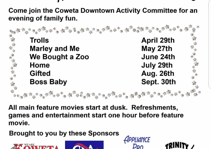 Free movie planned July 28 in downtown Coweta